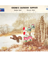 1976 Cronk&#39;s Outdoor Supplies Remington Calendar Wiscasset Maine Hunting... - €17,15 EUR