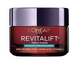 L&#39;Oreal Paris Revitalift Triple Power Anti-Aging Face Moisturizer, Pro Retinol,  - £24.77 GBP