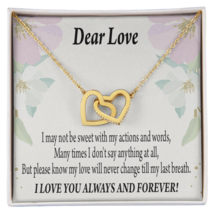 To My Girlfriend Always and Forever Inseparable Necklace - £46.24 GBP+