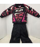 FXR Youth Child Size 2 Helix Jacket &amp; Pants Snowmobile  FAST Girl&#39;s Blac... - $1,447.36 MXN