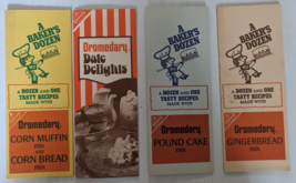 4 Vintage Nabisco Dromedary Pamphlets A Bakers Dozen Date Delights - £13.56 GBP