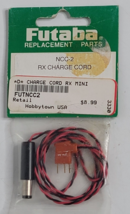 Futaba NCC-2 RX Charge Cord Mini FUTNCC2 RC Radio Control Part NEW - $7.99