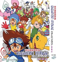 Digimon Movie Collections (15 In 1)  DVD Box Set (The Movie + Adventure Tri) - £26.69 GBP
