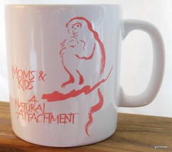&quot;Mom&#39;s and Kids  .. A Natural Attachment&quot; Mug Kiln Craft England 3.5&quot; - $14.85