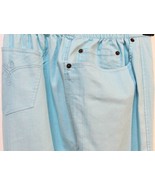 Cathy Daniels Womens Plus 3X Pull On Pastel Denim Jean Short Length Pants - £31.54 GBP