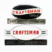Craftsman Tools Anniversary Tool Collectible Pins 1927 &amp; 1952 25th Anniv... - £3.92 GBP