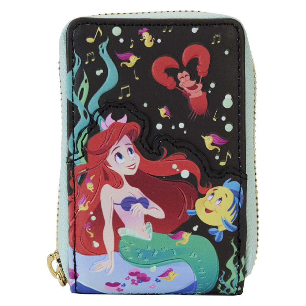 Little Mermaid 35th Anniv Life Is The Bubbles Zip Wallet - $52.34