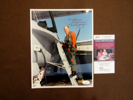 CHUCK YEAGER SPEED OF SOUND ACE PILOT SIGNED AUTO KODAK F-15D EAGLE PHOT... - $296.99