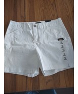 Lee Regular Fit Womens Size 12 Mid Rise White Shorts-Brand New-SHIPS N 2... - €51,11 EUR