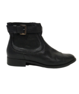 Cole Haan BLACK LEATHER Ankle Boot Chelsea Bootie Buckle Stretch Air 7 B... - $70.41 CAD