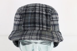 Vintage Broner Distressed Wool Blend Ear Flap Trapper Hat Cap Plaid Size... - £34.87 GBP
