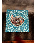 Atlanta Thrashers Hockey NHL Glass Mosaic Side / End Table - For Man Cav... - $350.00