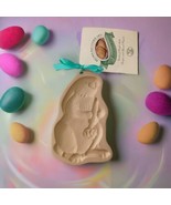 Brown Bag Easter Rabbit Cookie Mold With Carrot Springerle Stamp With Re... - £25.79 GBP