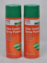 CVS Odor Control Antifungal Spray Powder Tolnaftate Itch Relief Two 4oz ... - £13.93 GBP