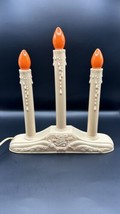 Vintage Christmas Holiday Candles Window Drip Candles 3 light Electric Working - £10.15 GBP