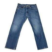 New Levi&#39;s 505 Men&#39;s Denim Jeans 34x30 Blue Regular Fit Stretch Cotton B... - $18.00