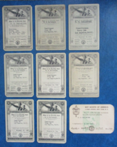 Lot Of 1930&#39;S Boy Scouts Troop COMMITTEEMAN/CHAIRMAN Membership &amp; Veteran Cards - £19.61 GBP