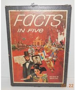 1967 Facts in Five 3M Bookshelf Game of Knowledge COMPLETE vintage - £38.48 GBP