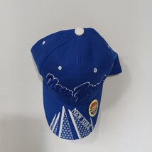 Parquet New York Men's Back Strap Blue/White Cotton Blend Baseball Cap Hat image 12