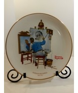 Norman Rockwell Triple Self Portrait Collector Plate 10 1/2&quot; GORHAM  197... - £10.06 GBP