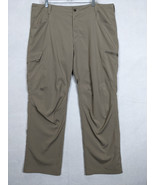 Columbia Omni Shade Mens Pants  Size 40x30 Polyester Blend Khaki - $19.68