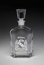 Gilmore Irish Coat of Arms Whiskey Decanter (Sand Etched) - $54.00