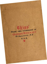 Chips From Workshop Of Gustave Stickley (1901) Wood Furniture Samples Catalog - £32.00 GBP