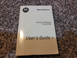 Vintage Motorola Digital Wireless Telephone User&#39;s Guide 8988485L49-O - £10.94 GBP