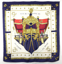 Vintage La Réale - Vue du Carrosse de la Galère Hermes silk scarf (100% silk) Re - £232.33 GBP