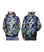 Flower of Deep Life New    Men&#39;s Full-Print Sublimation Zipper Hoodie - $46.47 CAD