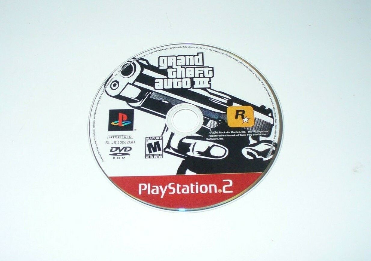 Primary image for Grand Theft Auto III GTA 3 PlayStation 2 PS2 Disc &  Generic Case Tested 