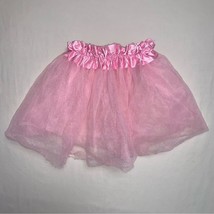 Pink Ballet Ballerina Tutu Tulle Chiffon Halloween Dress Up Elastic Wais... - £10.89 GBP