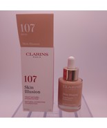 Clarins Skin Illusion Natural Hydrating Foundation NO SPF 1oz 107 BEIGE - $41.00 CAD