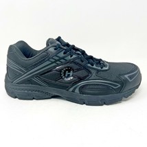 Hytest Athletic Oxford Steel Toe Black Mens Work Shoes K11450 - £14.22 GBP