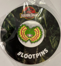 Jurassic Park Lootpins Dilophosaurus Pin GREEN July 2018 by Loot Crate DX NEW! - £4.65 GBP