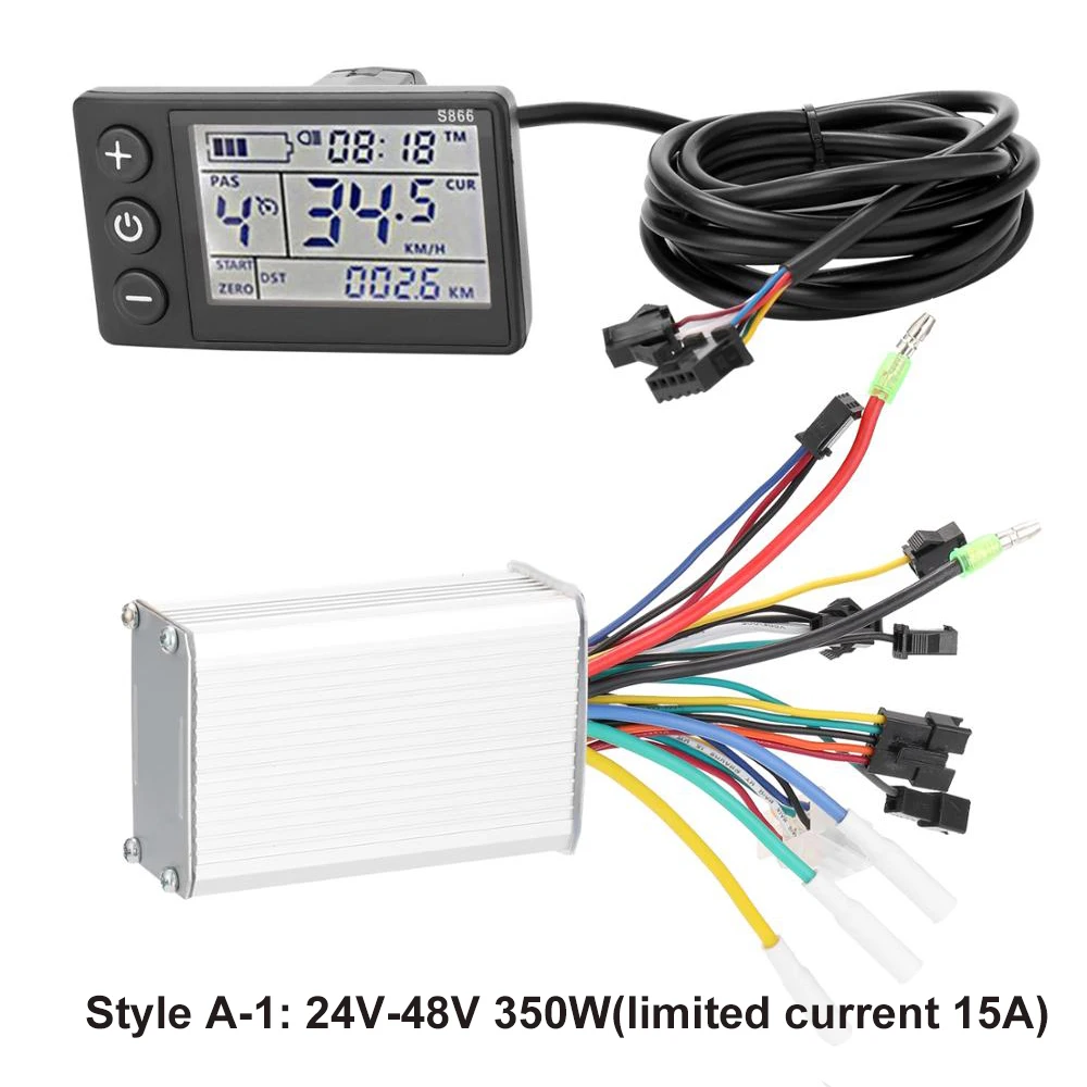 24V-48V/36V-60V 350W Electric Bicycles Scooter Motor Controller LCD Display Pane - $45.94