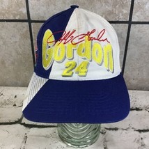 Vintage 90’s Nascar Hat Jeff Gordon #24 Strapback Adjustable Ball Cap - £19.41 GBP