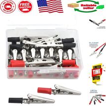 22PCS Durable Metal Alligator Clips Set for DIY Electrical Testing &amp; Sol... - $15.88 CAD