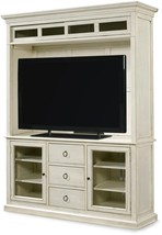 Entertainment Console With Hutch Center Media Universal Summer Hill Cotton - £5,457.78 GBP