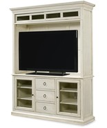 Entertainment Console with Hutch Center Media UNIVERSAL SUMMER HILL Cotton - £5,387.99 GBP