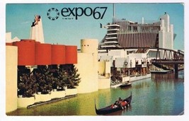 Quebec Postcard Montreal Expo 67 Gondola Ride On Ile Notre Dame - £2.33 GBP