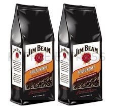 Jim Beam Spiced Honey Bourbon Flavored Ground Coffee, 2 bags/12 oz each - £16.47 GBP