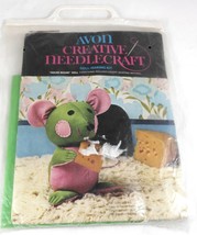 Avon Creative Needlecraft Doll Making Kit House Mouse with Cheese New Sealed - $11.88