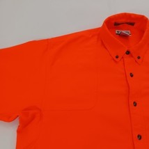 Columbia HM7033 Men's Orange Button-Down Long Sleeve Shirt Size Large image 14