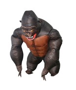Inflatable Fun Adult Gorilla King Kong Suit Costume Halloween or Cosplay - $59.99