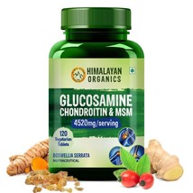 Glucosamine Chondroitin Turmeric MSM Triple Strength Joint Support 4520mg-120tab - £27.60 GBP