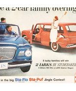 1960 Studebaker Lark Laundry Jingle Contest Advertisement Sta-Flo Sta-Pu... - $29.99