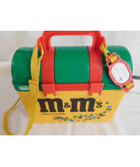 M Ms Choco Lunchbox With thermos and Strap 7 Inches Long - £15.73 GBP