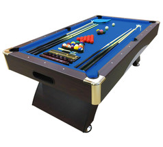 8&#39; Feet Billiard Modern Pool Table Snooker Full Set Accessories 8FT Bellagio Blu - £1,813.73 GBP