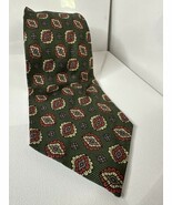 Vintage Polo by Ralph Lauren Handmade USA Green Bold Pattern Silk Neck Tie - €25,19 EUR